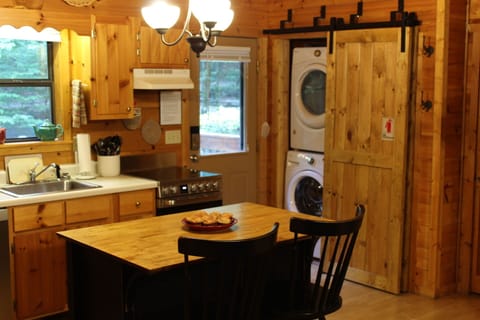 You have a washer and dryer if needed. Notice fire extinguisher in that closet.