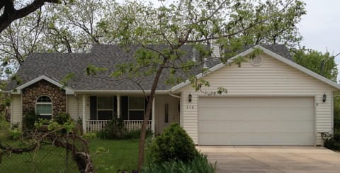 Front view of the house.