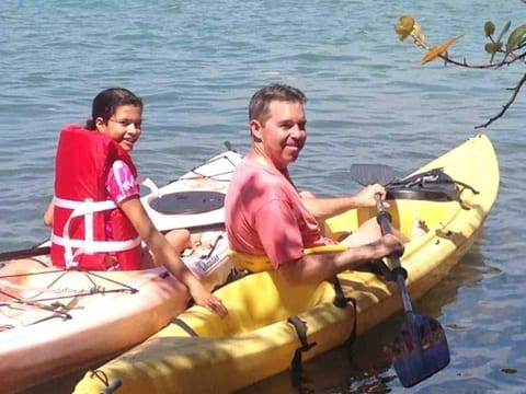 Free shared use of our 2 kayaks to explore picturesque Lemon Bay.  Dolphins often spotted up close!