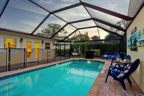 Chill out in your own private swimming pool right out back