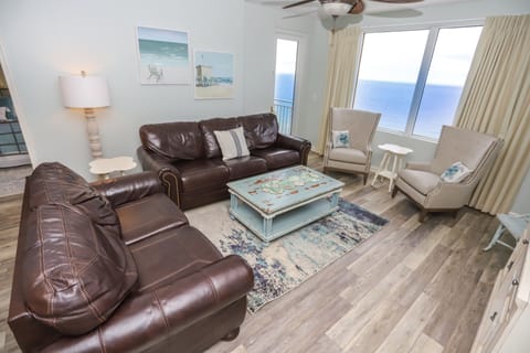 Ocean Front Views From Largest Living Room Floorplan at Splash
