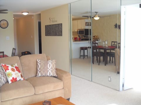 Living room looking towards the front door