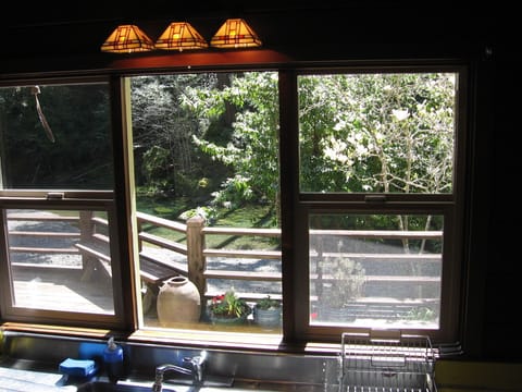 Water views from the kitchen.