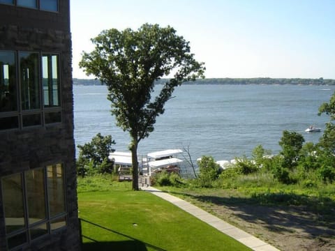 View from deck of beautiful Lake Okoboji.