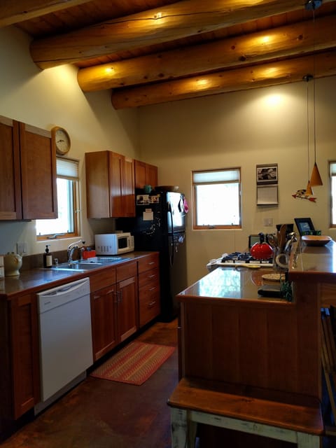 All the amenities of home in this full kitchen