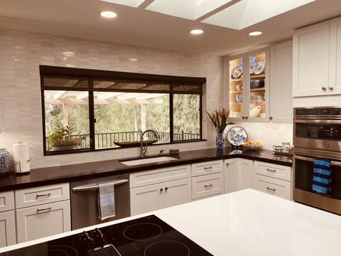 Newly remodeled kitchen