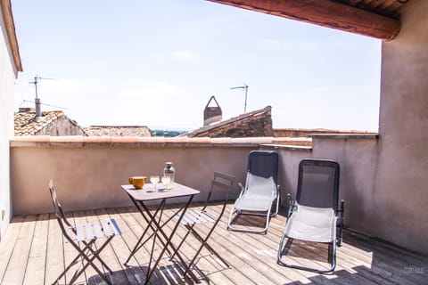 Master bedroom private terrace