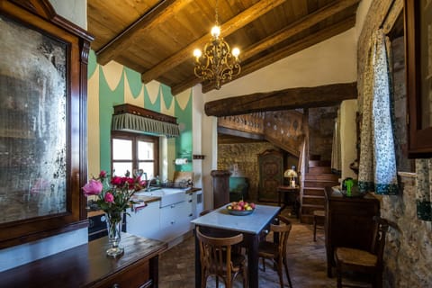 Casa Rambaldo's dining/kitchen area