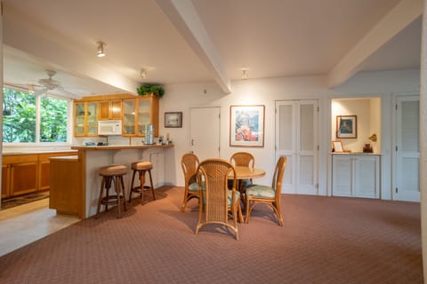 Kitchen Bar has Garden View! Mountain/Watefall View from windows on other side.