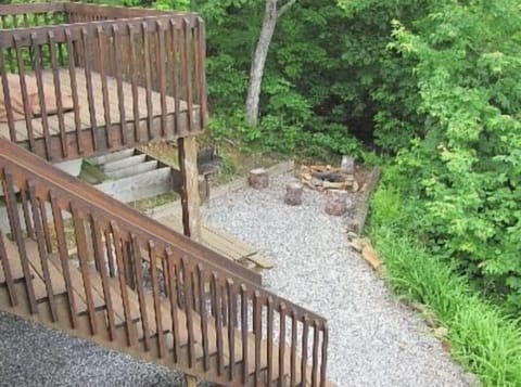 Enjoy marshmallows at the firepit