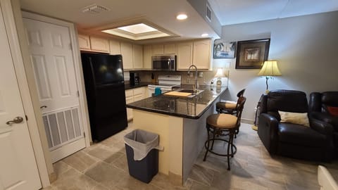 granite island new large sink, tile paint freshly cleaned humidifier 