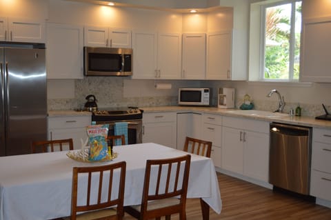 Always a welcoming gift basket of coffee,chips,water,and delicious chocolates