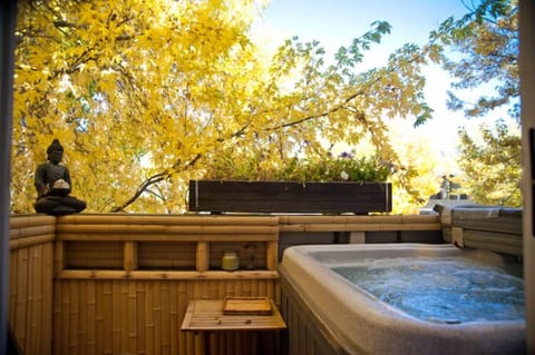 Enjoy a cold beer after skiing, or a romantic glass of champagne under the stars