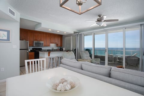 Main living area with huge balcony