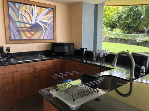 Everything you need in the outdoor kitchen.