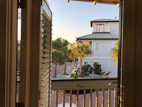Little bird stopping by outside deck in the evening