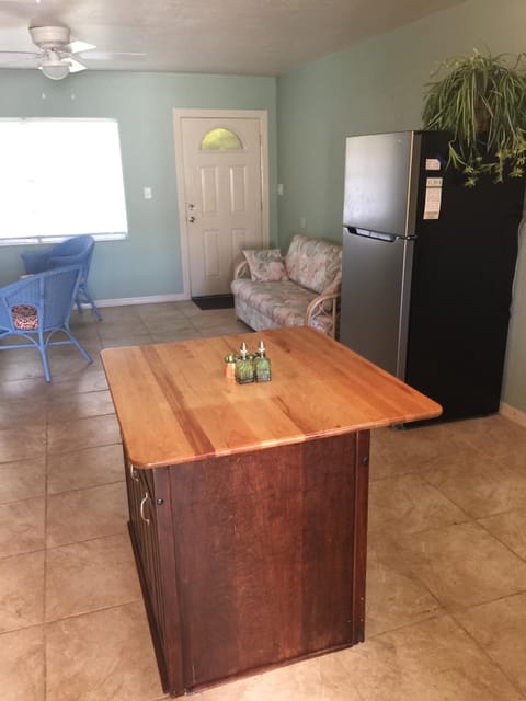 center island and sleeper sofa