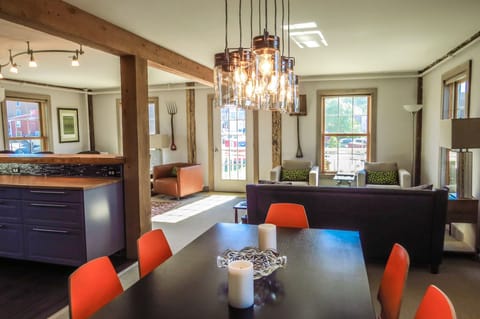 Dining room into the living areas