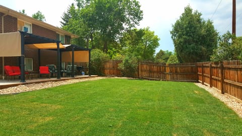 This pictures only half of the backyard. The home is on a huge lot.