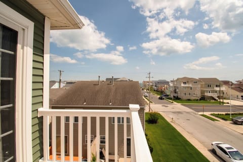 Balcony off of 3rd fl Main Bedroom