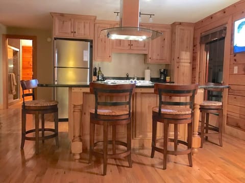 Kitchen Island with TV
