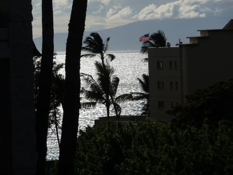 Evening view from Main Lanai. Kamaoli Beach 1.