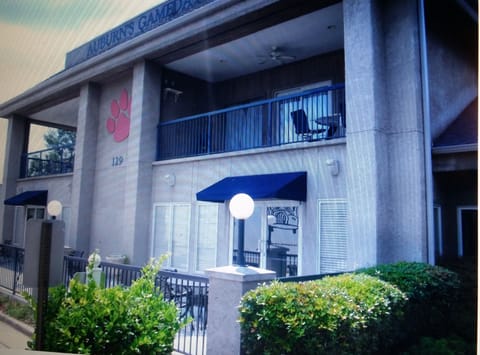 Auburn's Gameday Complex. 1 Block North of Mama Goldberg's