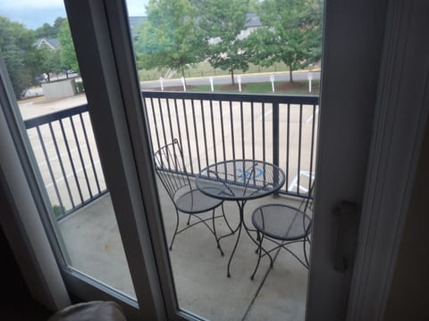 Balcony outside den. Now with new grill!