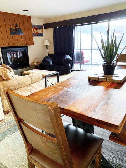 Comfortable living and dining area