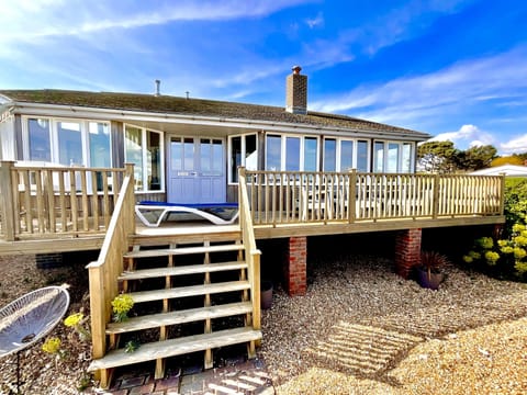 The beach house deck 