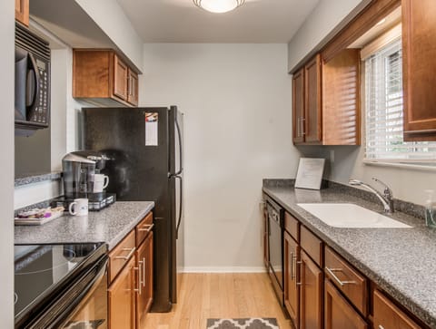 We offer our guests a Keurig with a wide variety of k-cup flavors.   