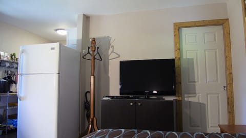 television and DVD player 