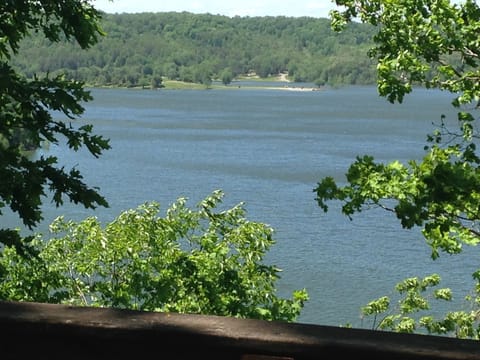 Summer deck  view overlooking Lake Cumberland 