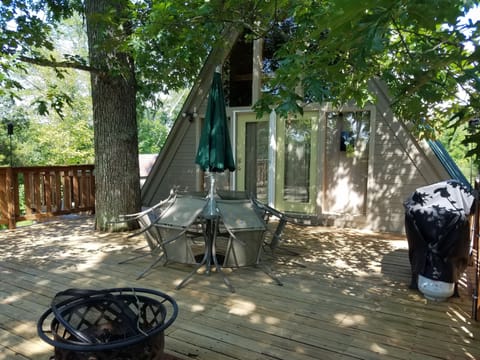 Lakefront side of home