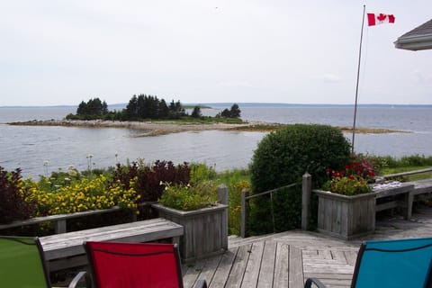 Front Deck View of "The Island"