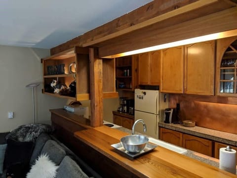 Main living area passes through to kitchen