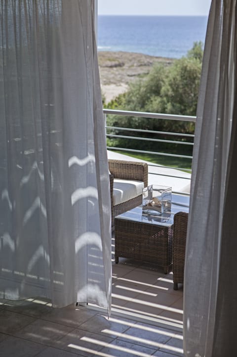 the balcony on the first floor