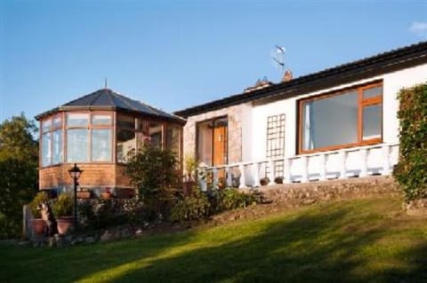 View to front of house from garden