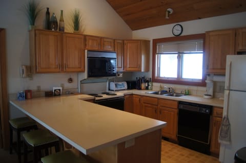 Kitchen. Open to dining area and living room.