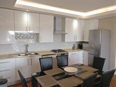 Open-plan kitchen