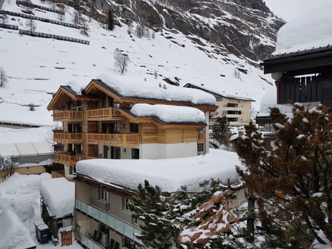 Winter view from balcony