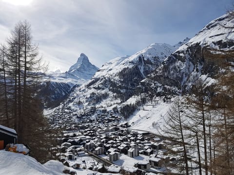 < 5 minutes on foot from train station, ski bus, supermarkets, restaurants, bars
