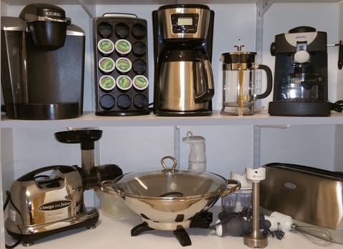 Don't miss the way you like your coffee!  Use any of the many appliances!