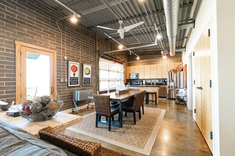 Looking from Great Room into Dining and Kitchen
