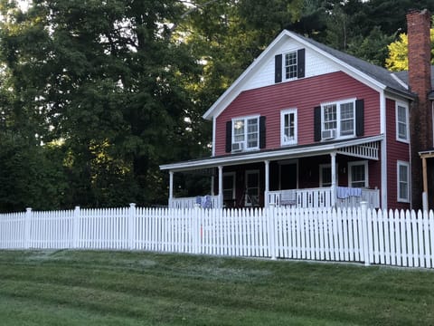 Front porch and fence