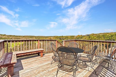 Enjoy the sunny clear skies from our three story deck!