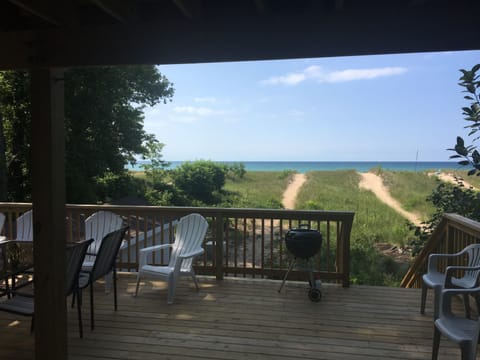 Picturesque view from the first floor porch