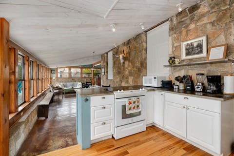 You will find everything that you need and more in our large and open kitchen!