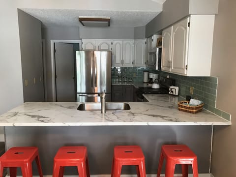 Newly renovated kitchen