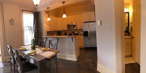 Fully equipped kitchen. Beautiful new stainless steel appliances. Gas stove,oven